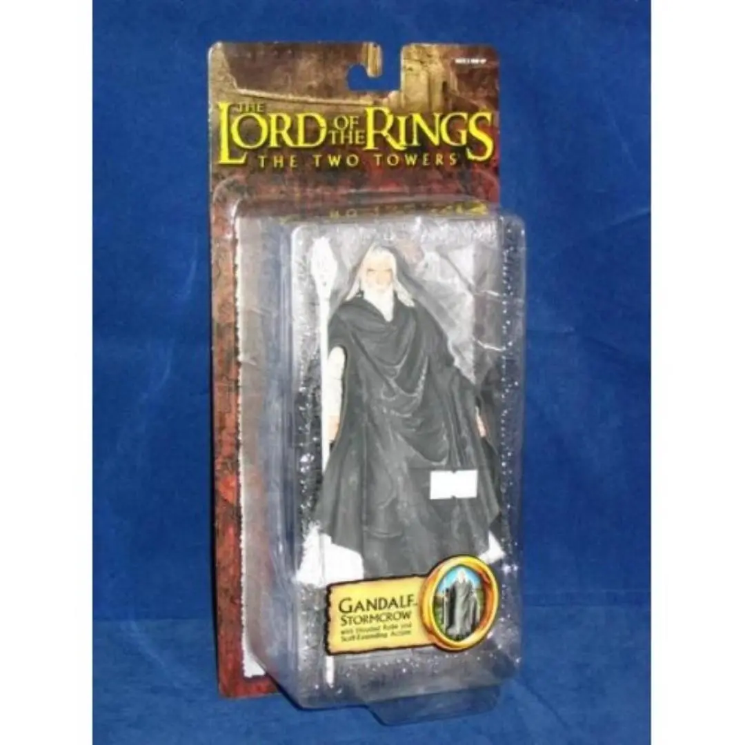 Toy Biz 81633 魔戒二部曲 雙城奇謀 甘道夫 The Lord Of The Rings The Two Towers Gandalf Stormcrow With Hooded Robe And Staff-Extending Action (Lotr) 1