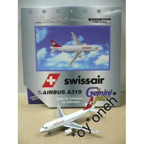 Gemini Jets 1/400 Swissair 瑞士航空 Airbus A319-112 Hb-Ipv (Gjswr235) (70235) (Pa0) 1