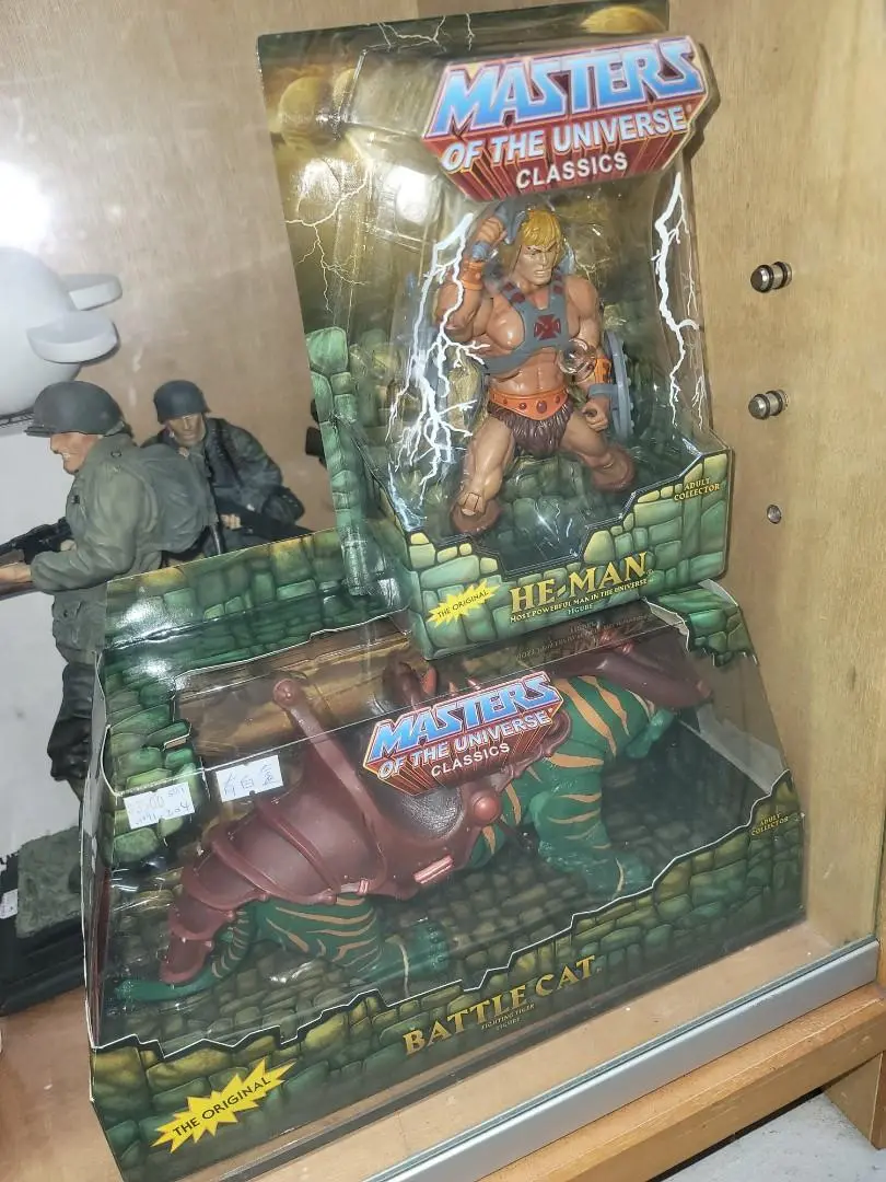He-Man And Battle Cat Set Mattel Classics The Original 1