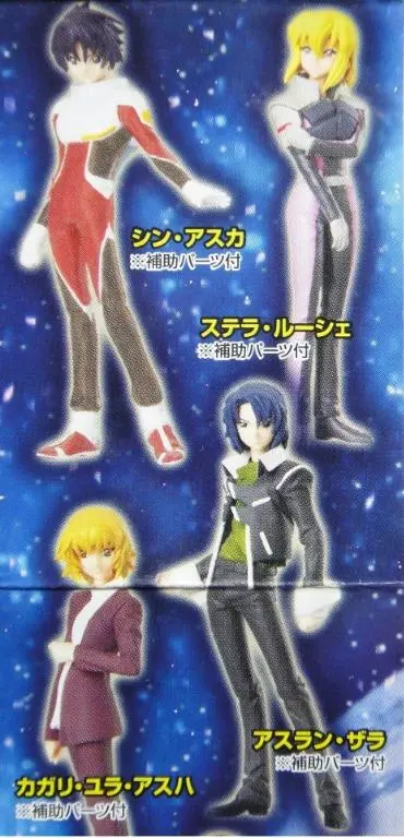Bandai 高達 人物角色 Seed Destny Characters Figure 全7種 扭蛋 (A2-131526-店/Sa) 1117723251 2
