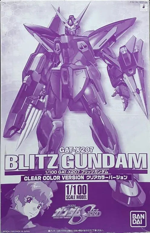 Bandai 58538 1/100 Mobile Suit Gundam Seed Nicol Amalfi Gat-X207 Blitz Gundam Clear Color Version Plastic Model Kit 機動戰士高達 Seed 尼哥路亞瑪路芙 閃電高達 彩透版 模型 (Ktv) B23744903 1