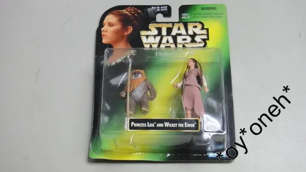 Kenner 星球大戰 Star Wars Princess Leia And Wicket The Ewok (Wkg-66939) B21642752 1