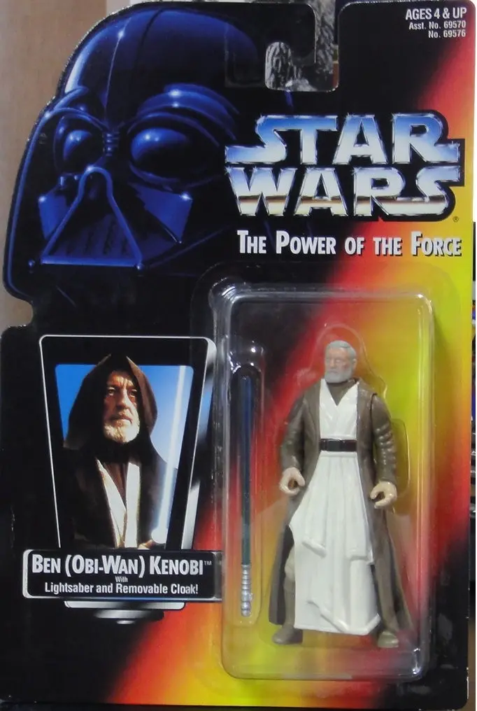 Kenner 星球大戰 Star Wars Power Of The Force Ben Obi-Wan Kenobi 短劍版 With Lightsaber And Removable Cloak 69576 (Pa#0) 1