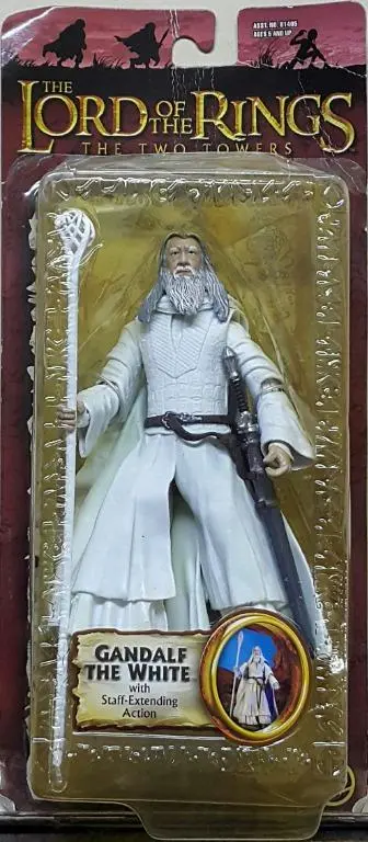 Toy Biz 81405 / 81408 魔戒二部曲 雙城奇謀 白袍甘道夫 伊恩麥基倫 The Lord Of The Rings The Two Towers Gandalf The White With Staff-Extending Action Ian Mckellen (Lotr) 1