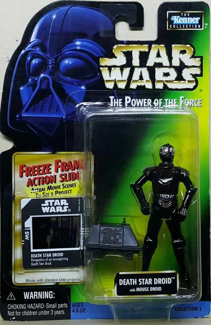 Kenner 69862  星球大戰 死星機械人 Star Wars The Power Of The Force Collection 3 Death Star Droid With Mouse Droid (Buy-Spk) 存 1