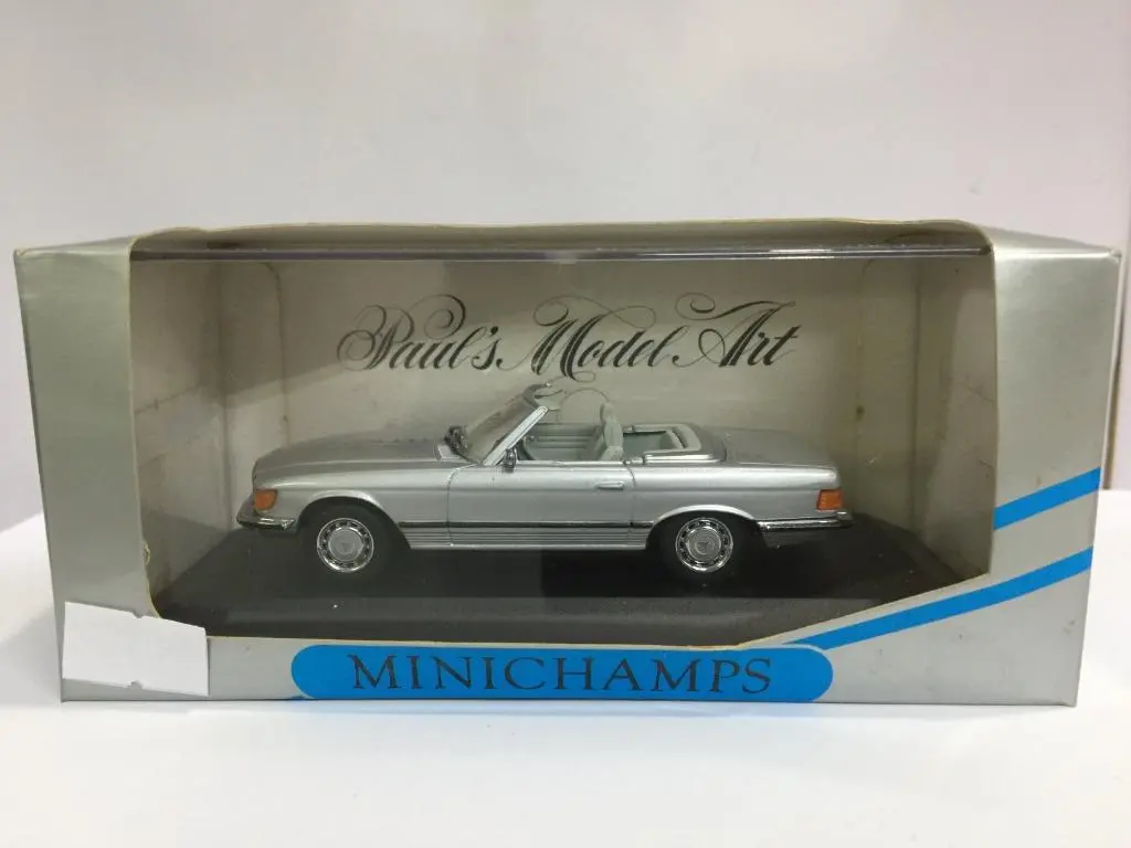 Minichamps 1/43 Mercedes 350 Sl Cabriolet 1970-80 Silver (430 033430) 01148 Buy 1