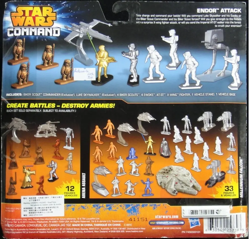 Hasbro 星球大戰 Star Wars Return Of The Jedi Command Endor Attack Exclusive Luke Skywalker Biker Scout Commander 25739 (Piu/Kw201-30) B31909519 2
