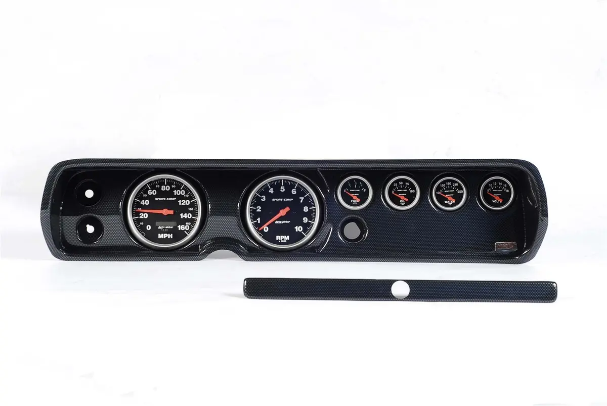 Thunder Road Classic Instrument Panel W/ Autometer Gauges – Model 103640223 1