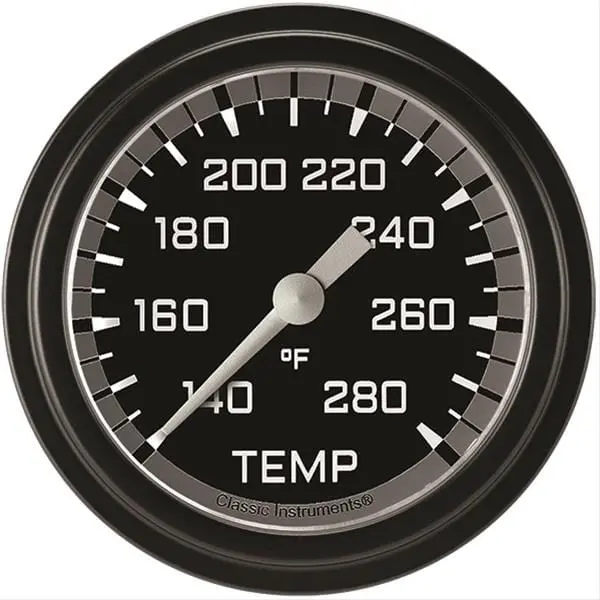 Classic Instruments Autocross Gray Series Analog Gauge Set – 5-Inch Diameter (Ax326Gblf-12) 1