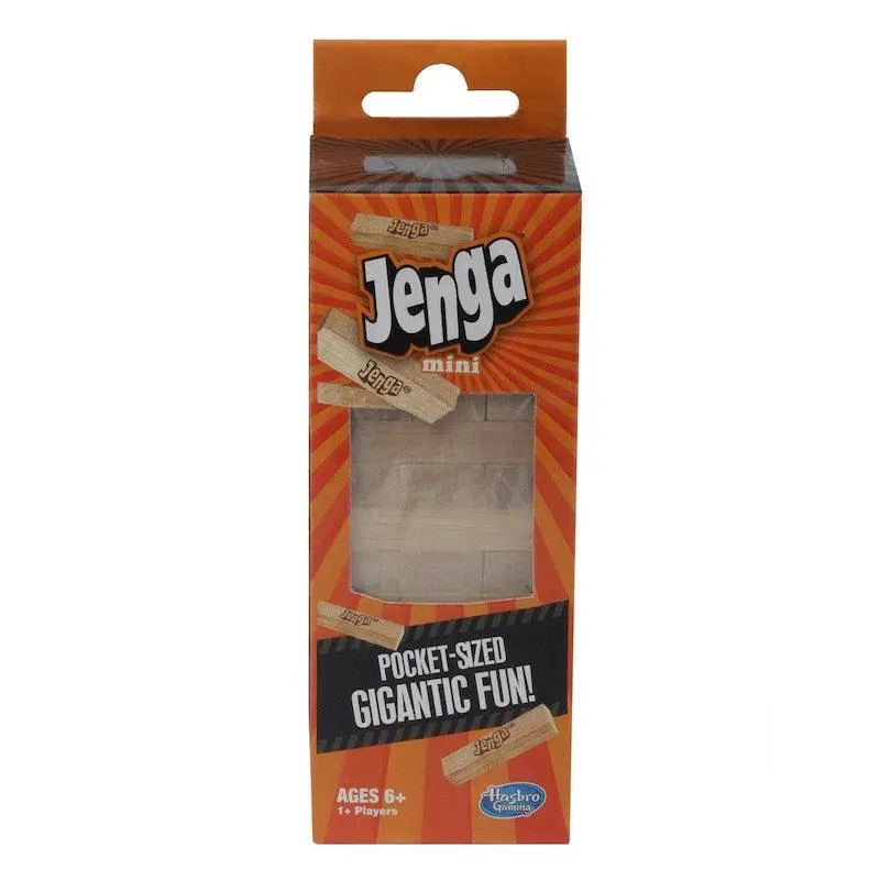 Jenga Mini Game, Hardwood Blocks, Stacking Tower Game For Kids Ages 6 And Up, 1 Or More Players 1