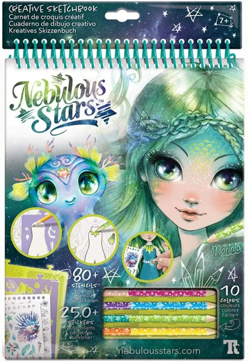 Nebulous Stars Creative Sketchbook - Marinia Coloring Book 1