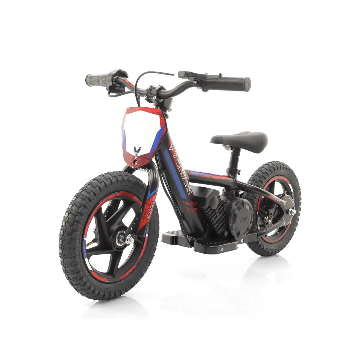 Kids Electric Balance Bike 12'' Tire Adjustable Seat Voltaic Cub Red 1