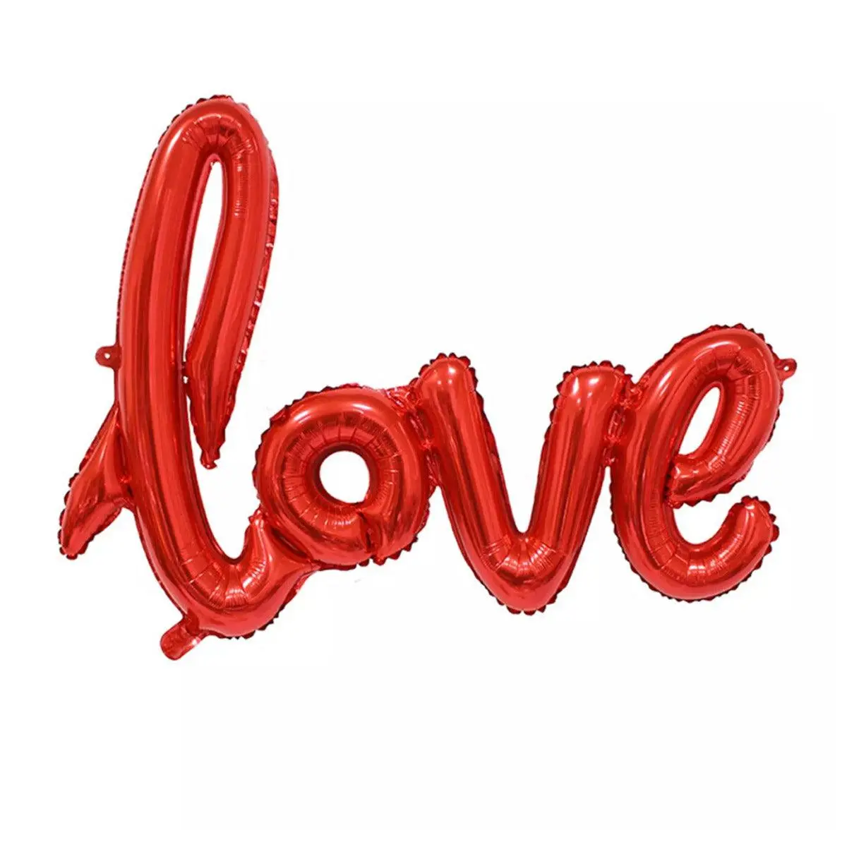 Partycorp Red Cursive Big Love Alphabet/Letter Foil Balloon Banner Decoration Set 1