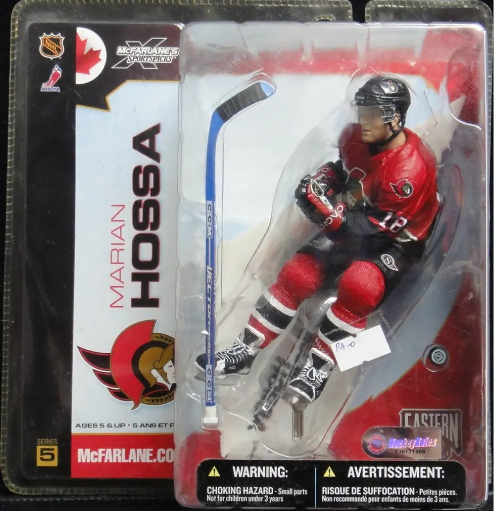 麥法蘭 國家冰球聯盟 東部聯盟 大西洋分區 渥太華參議員 Mcfarlane Toys Nhl Nhlpa Mcfarlane's Sportspicks Series 5 National Hockey League Eastern Conference Atlantic Division Ottawa Senators 18 Marian Hossa 73122 (Pa-0) 1