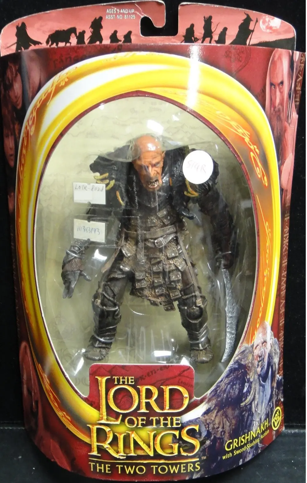 Toy Biz 魔戒二部曲 雙城奇謀 The Lord Of The Rings The Two Towers Grishnakh With Sword-Slashing Action (Lotr-81128)1113153973 1
