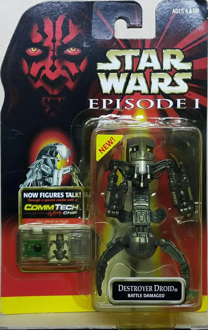 Tomy 60794 星球大戰前傳 魅影危機 C-031D Star Wars Episode 1 The Phantom Menace Collection 1 Destroyer Droid Battle Damaded (Buy-Spk) 1