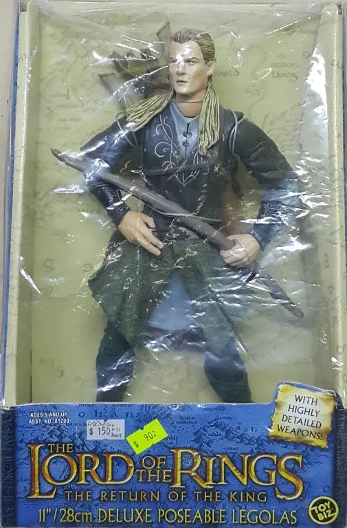 Toy Biz 81202 魔戒三部曲 王者再臨 1/6 勒苟拉斯 奧蘭度布林 The Lord Of The Rings The Return Of The King Deluxe Poseable Legolas With Highly Detailed Weapons Orlando Bloom (Lotr) 1113174469 特價發售 1