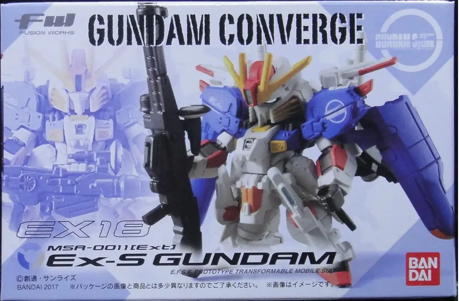 Bandai 機動戰士 高達ex-S Fw Gundam Converge Ex18 Msa-0011 Ext Ex-S Gundam 盒蛋 18972 (Epc-1316-50) 1