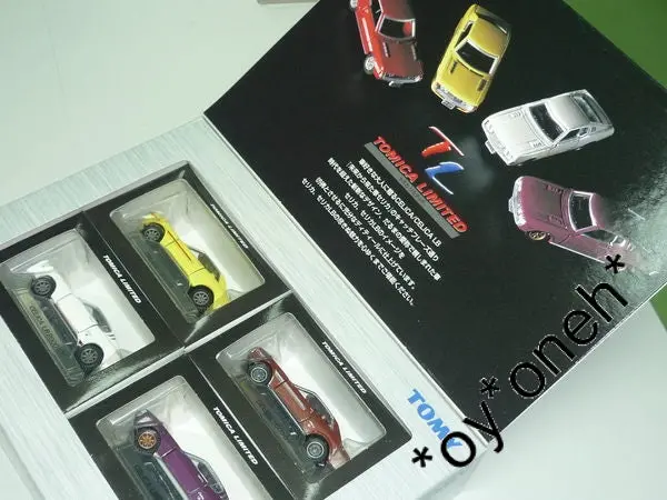 Tomy Tomica Limited Tl Toyota Celica 1600Gt Celica Lb2000gt 4 Model Car Set (56735) (Piu100店) 1