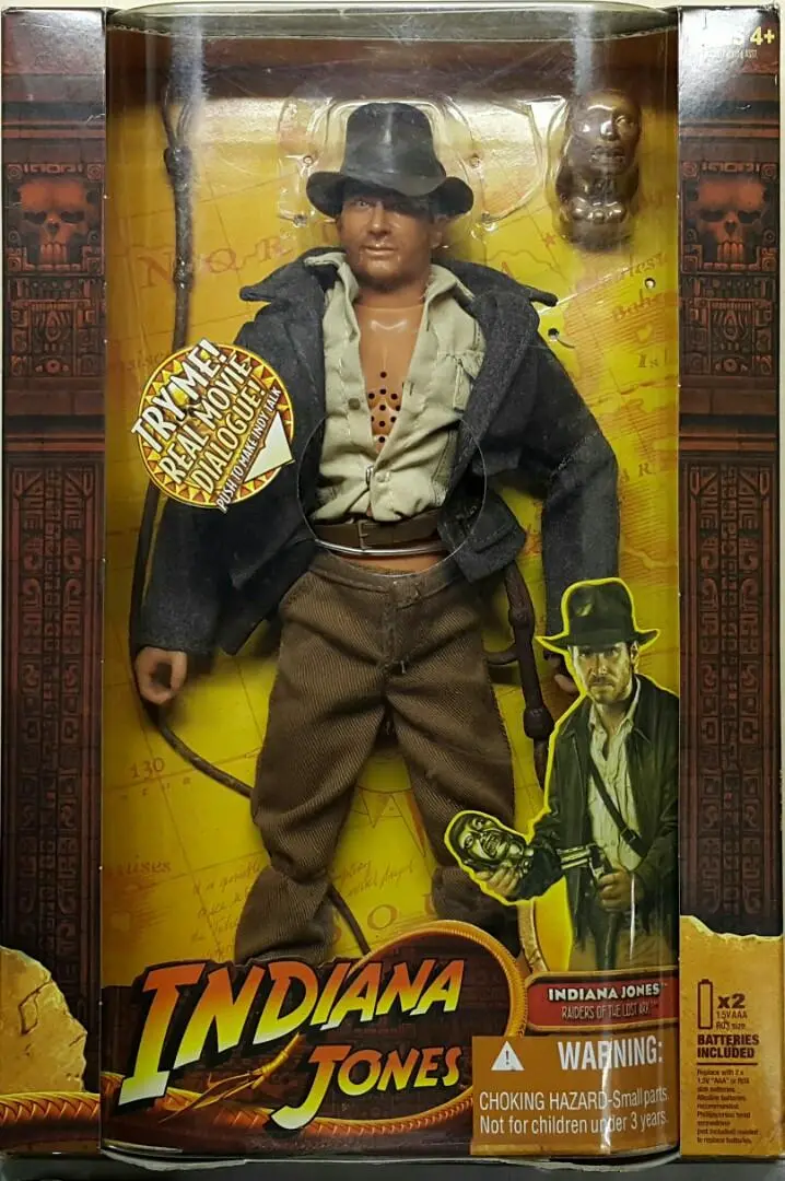 Hasbro 32217 奪寶奇兵 印第安納鍾斯 夏里遜福 Indiana Jones Raiders Of The Lost Ark Real Movie Dialogue 12" Talking Inidana Jones Figure Harrison Ford (Buy-Spk) 存 1