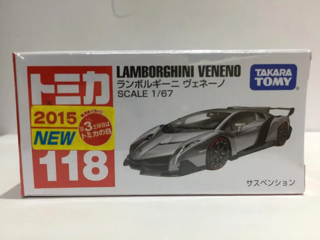 Takara Tomy Tomica 118 1/67 Lamborghini Veneno (80129) (Piu18店) 1