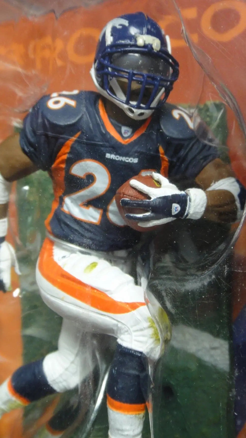 麥法蘭 國家美式足球聯盟 美國美式足球聯合會 西區 丹佛野馬 Mcfarlane Toys Nfl Mcfarlane's Sportspicks Series 7 National Football League American Football Conference Western District Denver Broncos Running Back 26 Clinton Portis Action Figure Debut 70367 (Piu-15) 1138976177 2