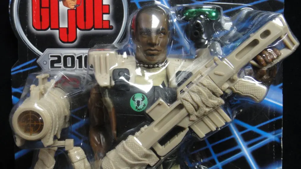 Hasbro 義勇群英 The Adventures Of Gi Joe 2010 Operation Sand Sting Ethnic Fully Posable Sniper Rifle With Look-Through Sight (Buy-81639-Spk店) 2