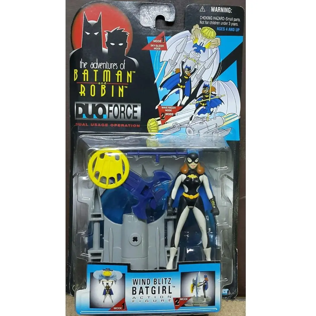 Kenner 63873 蝙蝠俠與羅賓 蝙蝠女 Adventures Of Batman & Robin Duo Force Wind Blitz Batgirl Sky Glider Mode Wave Racer Mode (Buy-Spk 店/Sa) 1