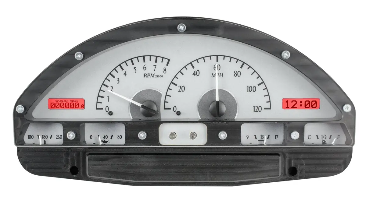 Dakota Digital Vhx-56F-Pu-S-R Analog Gauge System – Direct-Fit Classic Dashboard Upgrade 1
