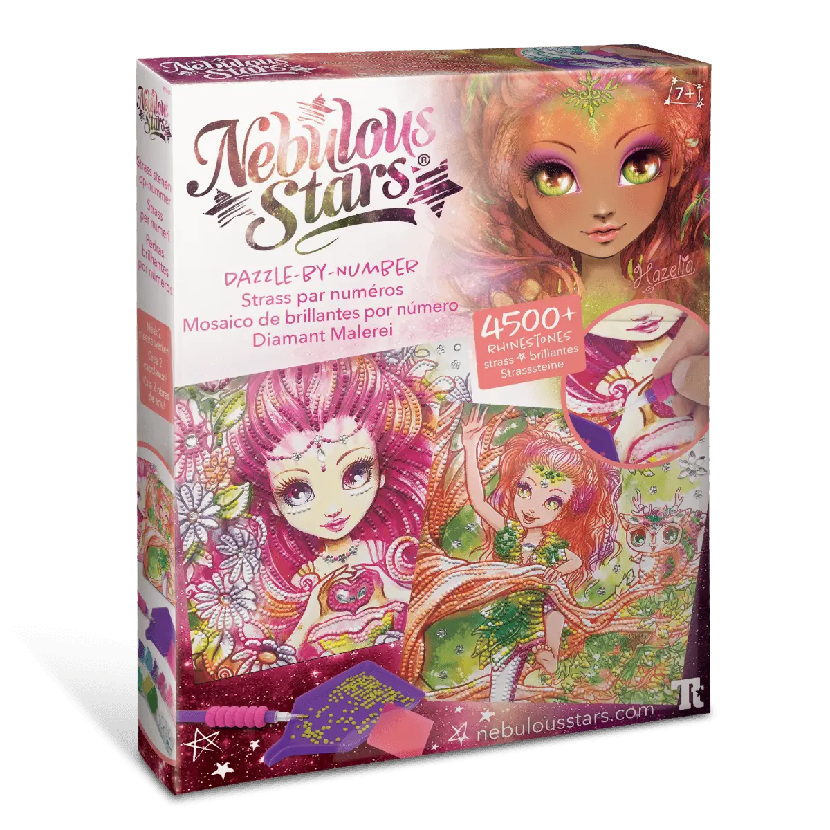 Nebulous Stars Dazzle By Numbers Hazelia & Petulia Art Material 1