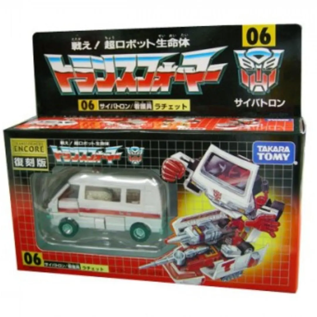 Takara Tomy 79240 Transformers Encore 06 Ratchet Ambulance 復刻版 力捷 救護車 ( Piu-134T ) 1