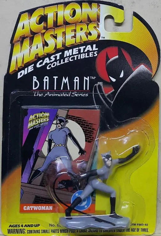 Kenner 62616 Batman The Animated Series Action Masters Die Cast Metal Collectibles Catwoman Selina Kyle 動作大師 金屬系列 蝙蝠俠動畫系列 貓女 莎蓮娜卡爾 (Buy-Spk 店/Sa) 1