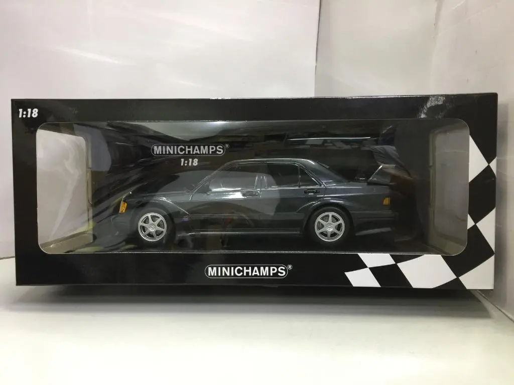 Minichamps 1/18 Mercedes-Benz 190E 2.5-16 Evo 2 1990 Blue-Black Metallic (155 036100) (14507) (Piu250) 1