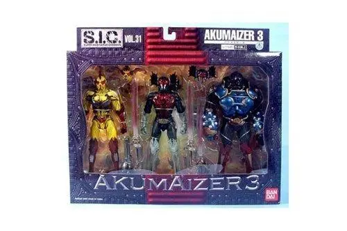 Bandai 32919 伏魔三劍俠 佐比丹 伊比路 加貝拉 套裝 S.I.C. Super Imaginative Chogokin Vol.31 Akumaizer 3 Xavitan Evil Gabra Set (Bet-29-212) 1