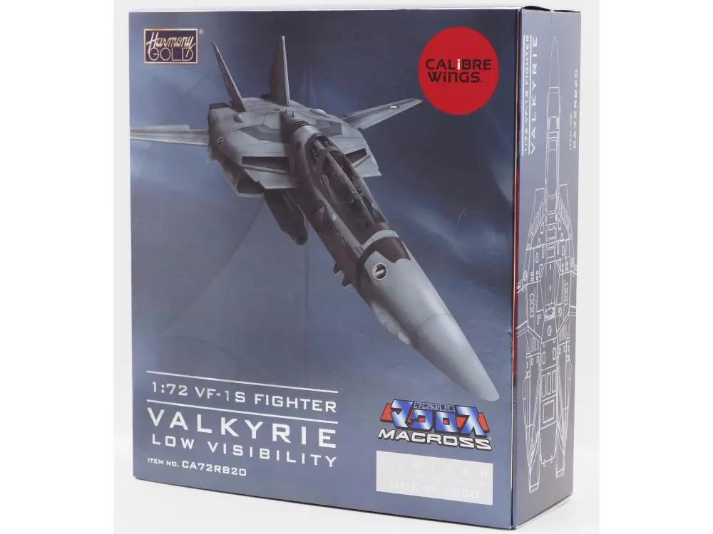Calibre Wings 1/72 Macross Vf-1S Fighter Valkyrie Lo-Visibility Ca72rb20 (61078) (C1128-27) 1