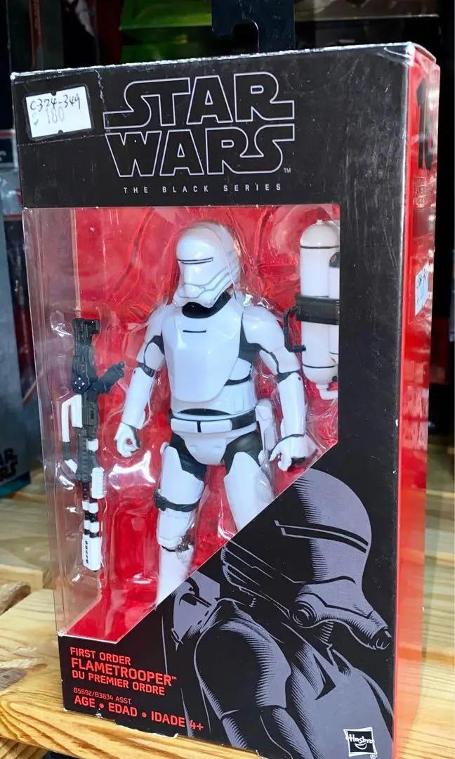 C324-349 Hasbro Star Wars 星球大戰 The Black Series Figure 16 First Order Flametrooper 39443 1