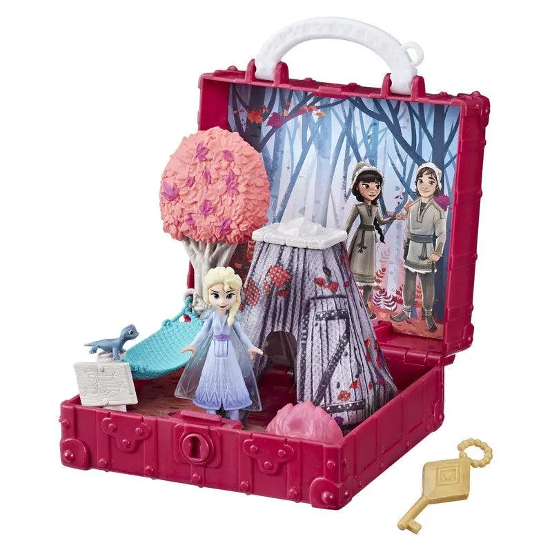 Disney Frozen Pop Adventures Enchanted Forest Set Pop-Up Playset With Handle, Elsa Doll, Toy Inspired By Frozen 2 1
