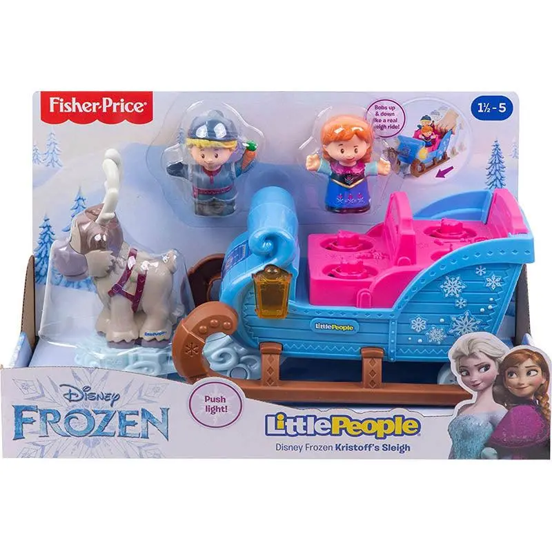 Fisher Price Disney Frozen Little People Kristoff's Sleigh Playset 1