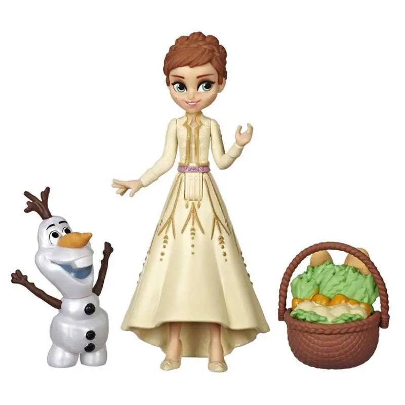 Disney Frozen Anna And Olaf Small Dolls With Basket Accessory, Inspired By The Disney Frozen 2 2