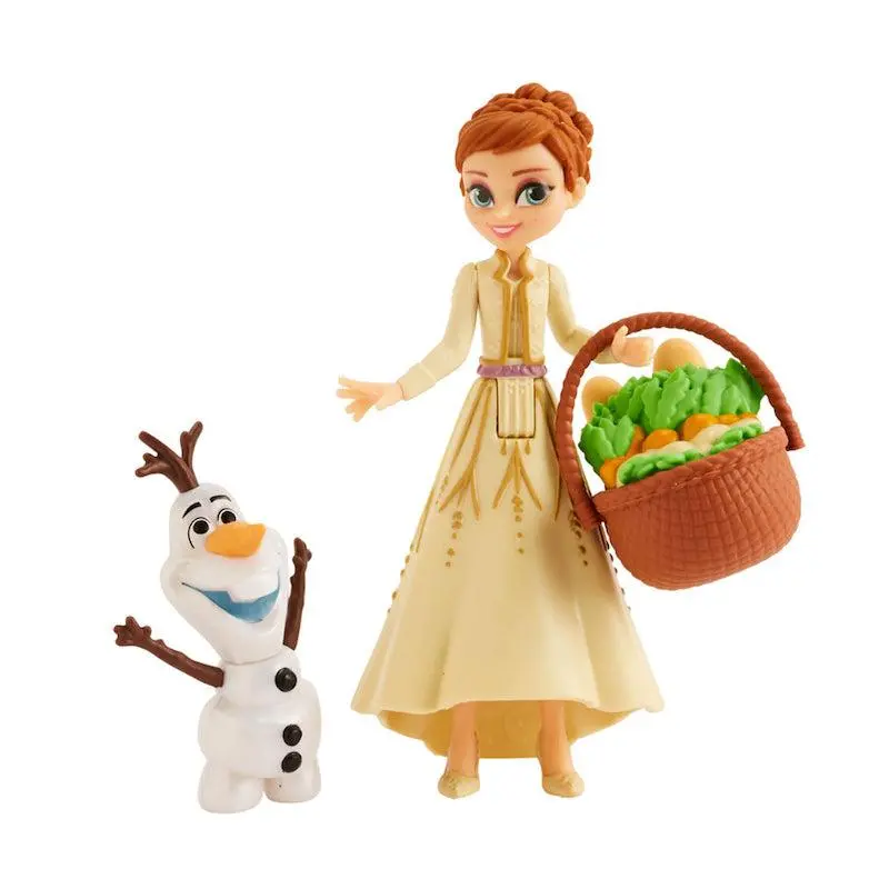 Disney Frozen Anna And Olaf Small Dolls With Basket Accessory, Inspired By The Disney Frozen 2 Movie 2