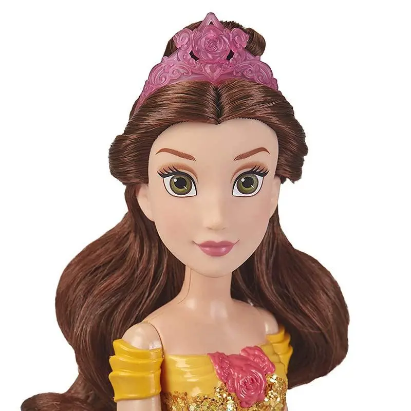 Disney Royal Shimmer Belle Fashion Doll With Skirt That Sparkles, Tiara, And Shoes 2