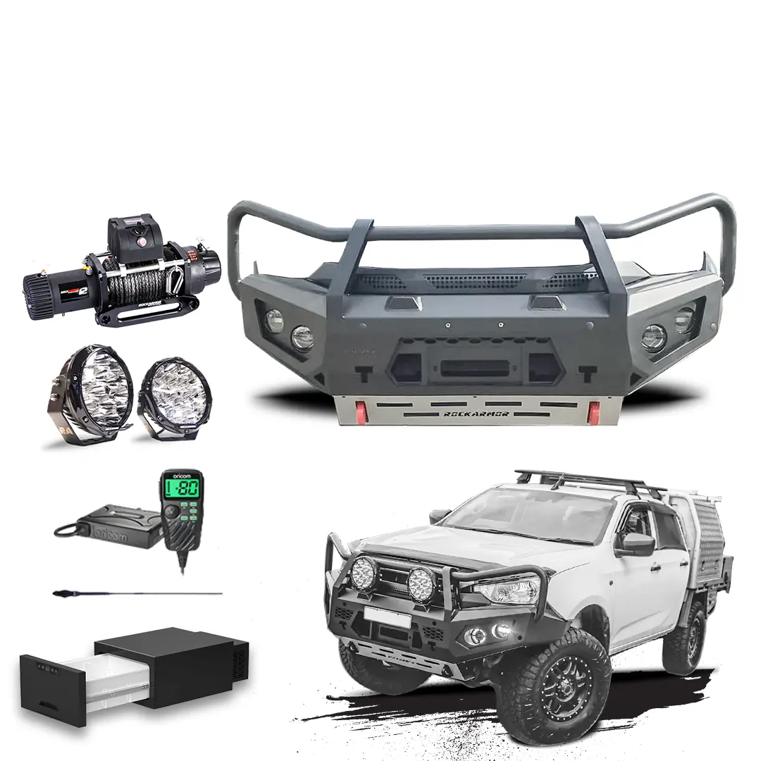 Isuzu Dmax Gt Touring Pack Suits 08/2020 - 04/2024 - Bullbar, Winch, Lights, Uhf + Free Fridge 1