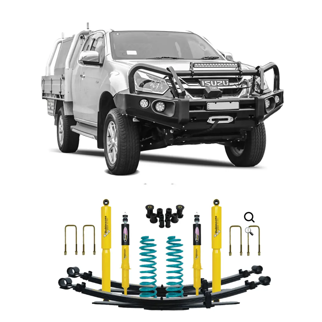 Dmax 2012 - 2020 Suspension Kit 50Mm |  Dobinsons Twin Tube Nitro Gas 1