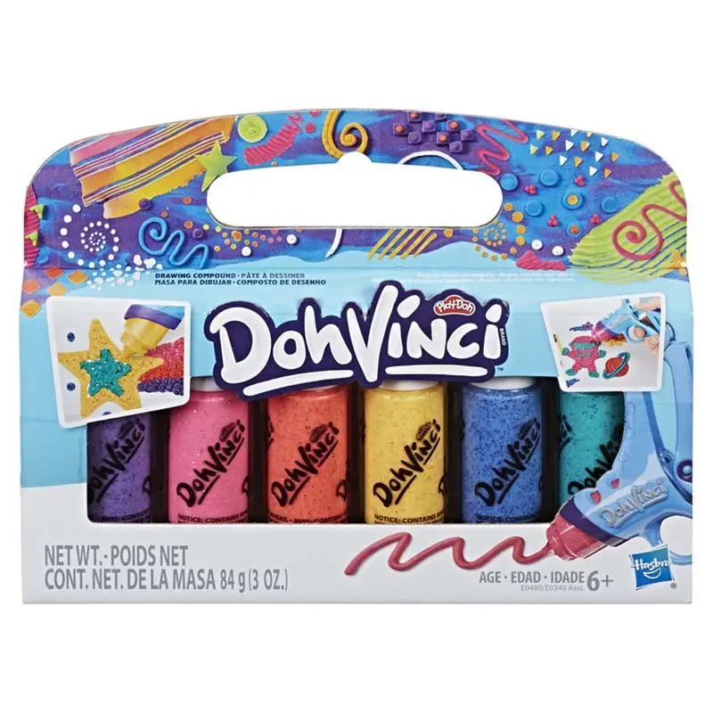 Play-Doh Dohvinci Sparkle 6-Pack Of Drawing Compound By Play-Doh 1