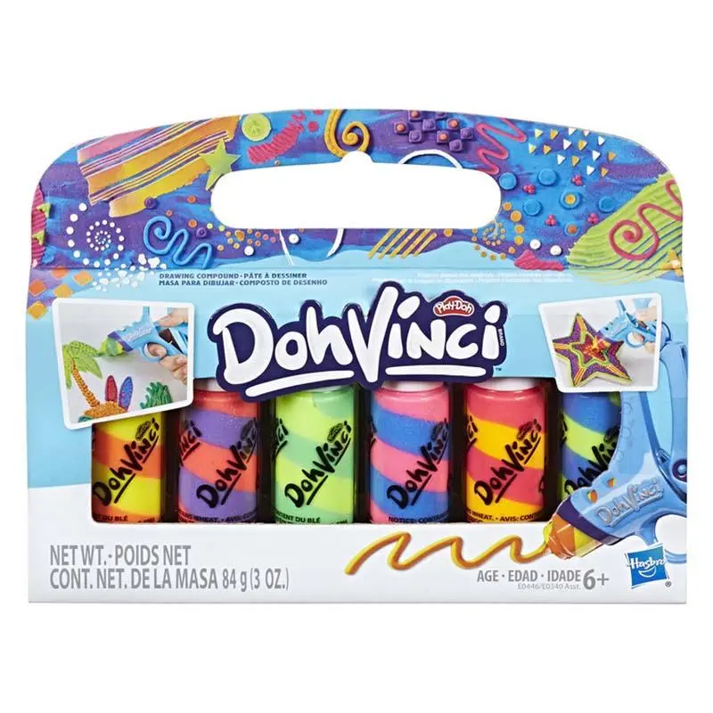 Play-Doh Dohvinci Swirl 6-Pack Of Drawing Compound By Play-Doh 1