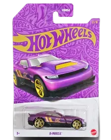 Hot Wheels 57Th Anniversary Pearl & Chrome 2024 'D Muscle' Diecast Car 1