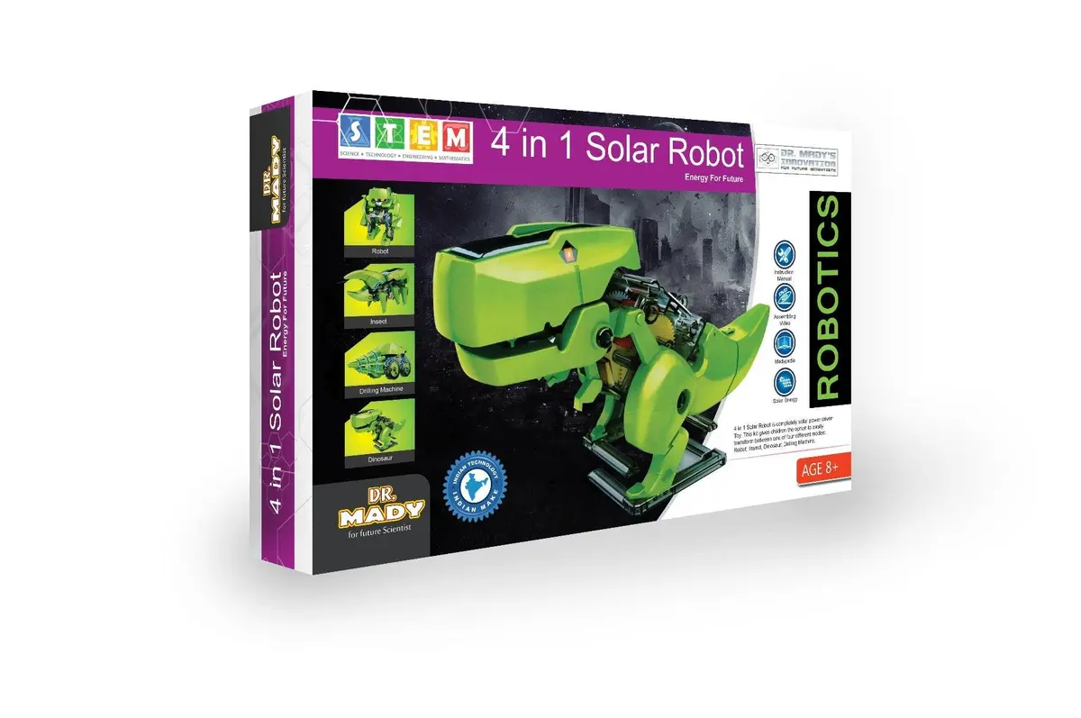 Dr. Mady 4 In 1 Diy Solar Robot 1