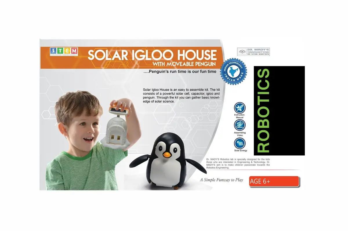 Dr. Mady Solar Igloo House With Penguin 1