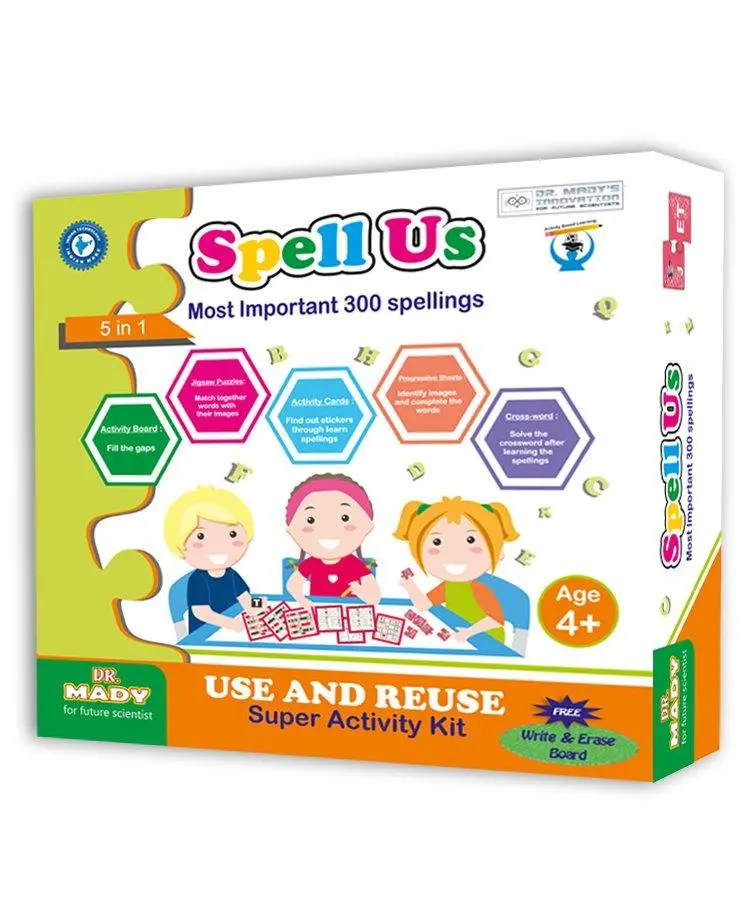 Dr. Mady Spell Us, 5 In 1 Super Activity Kit 1