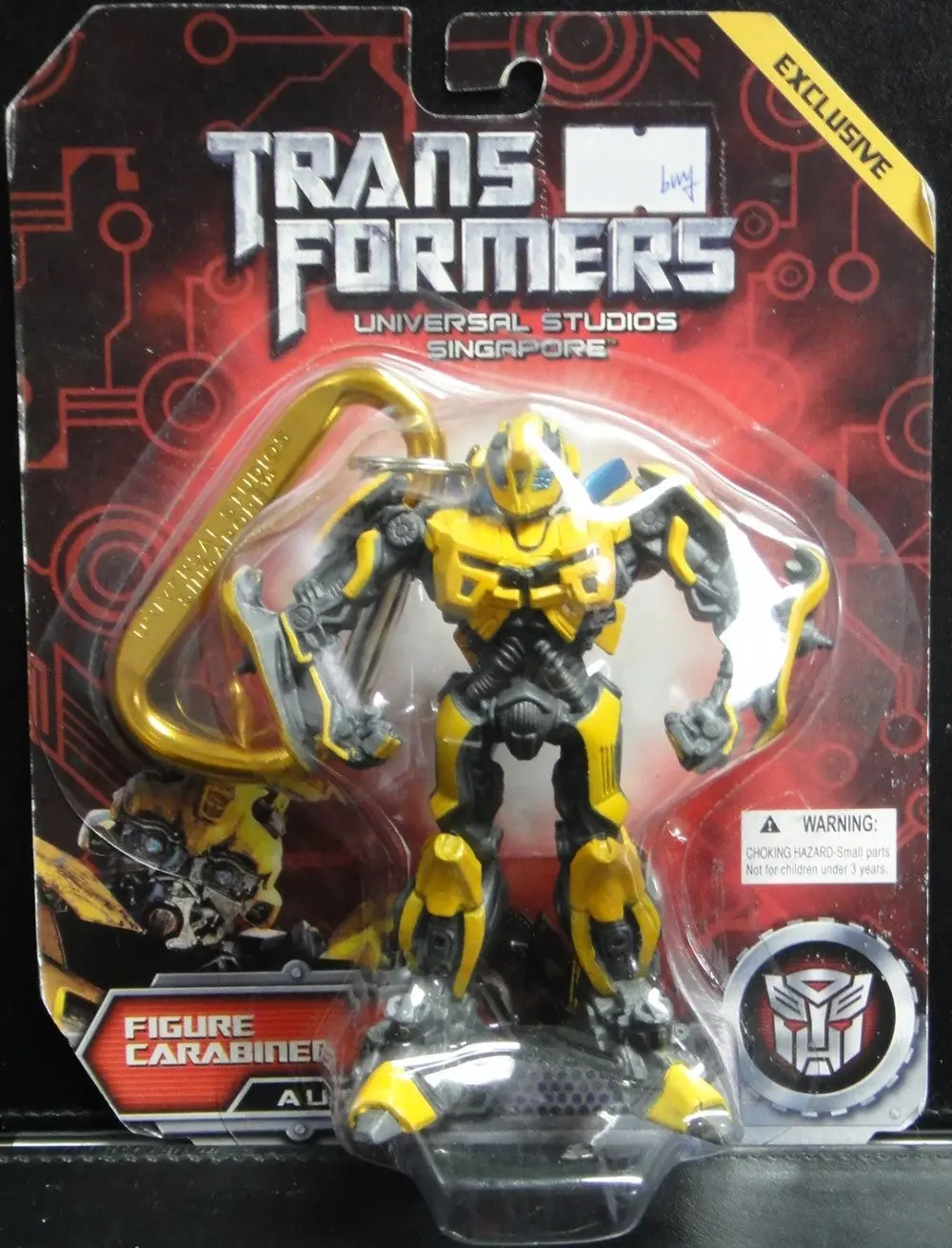 Hasbro 變形金剛 星加坡環球影城限定 大皇蜂 登山扣 Transformers Universal Studios Singapore Exclusive Bumblebee Figure Carabiner (Buy-66999) 1